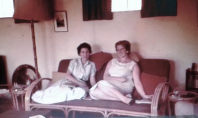 My Mum Thelma with a friend at Amoy Quee - 1960/1
