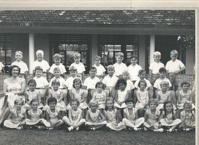 Changi Junior school
My class 1957. Me 4th from right top row.
