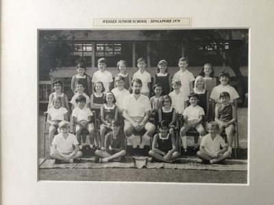 class photo Wessex Junior School 1970
