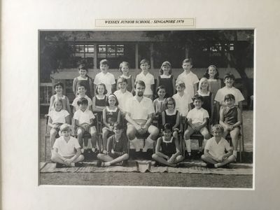 class photo Wessex Junior School 1970
