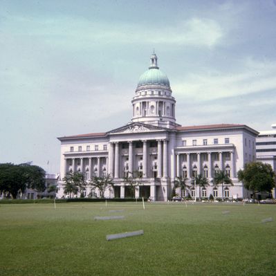 View across the Padang 1974
