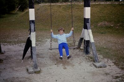 It must have been cooler in the mountains as i am wearing trousers and a cardigan knitted by my mum!
