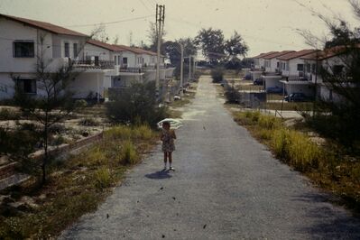 Outside holiday flat Kuantan 1968.
