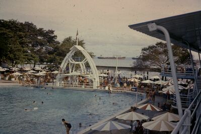 Singapore Swimming Club 1970
Main pool and diving board.
