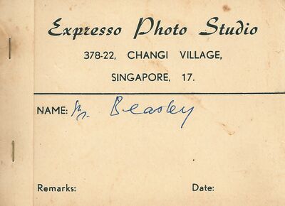 1964-Expresso Photo Studio, Changi Village
