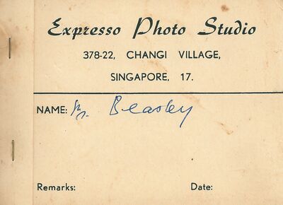 1964-Expresso Photo Studio, Changi Village
