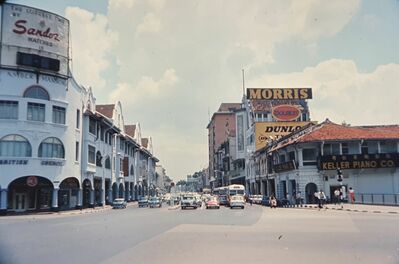 Traffic outside the British Council offices at Amber Mansions on Orchard Road. On the opposite side of the road is Keller Piano Co - 1966
Keywords: Orchard Road;British Council;Amber Mansions;Keller Piano;1966