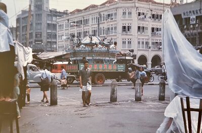 Chinese funeral lorry in Singapore 1967
Keywords: Funerals; 1967