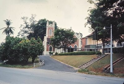 Wesley Methodist Church on Fort Canning Hill, 1967
Keywords: Churches;1967