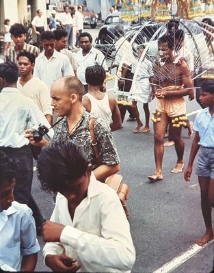 Thaipusam Hindu Festival in Singapore 1966 or 1967
Keywords: Thaipusam Hindu Festival in Singapore; 1967; 1966