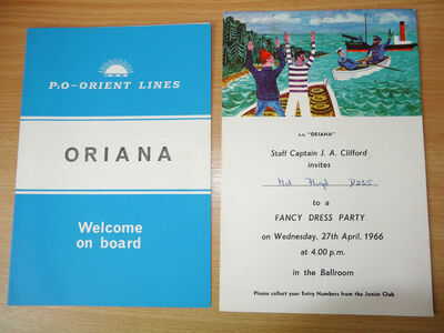 Home on Oriana 1966 - Fancy Dress for me !
