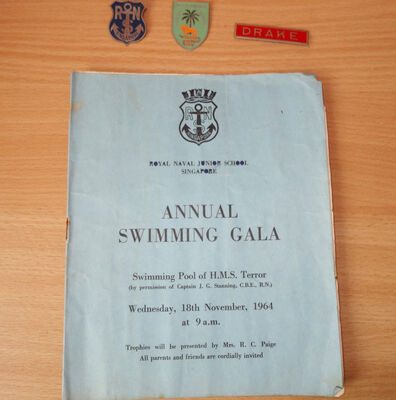 RN Junior School Swimming Gala 1964
