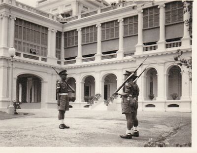 SGR guarding Government House mounting guard
