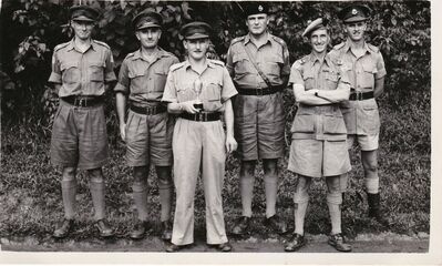 Singapore Guard Regiment attached officers from the British Army
