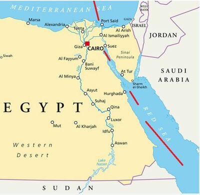 Port Said and the Suez Canal and Red Sea
